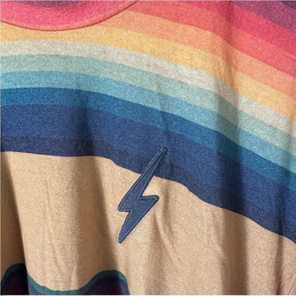 Aviator Nation Serape Striped Bolt Tee - Picture 3 of 4